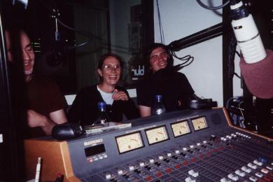 Fonda in studio, May 2001